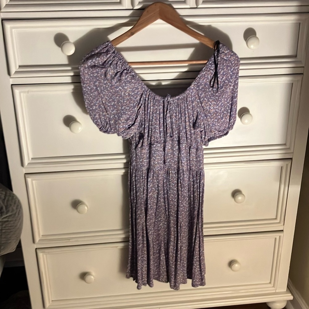 purple dress